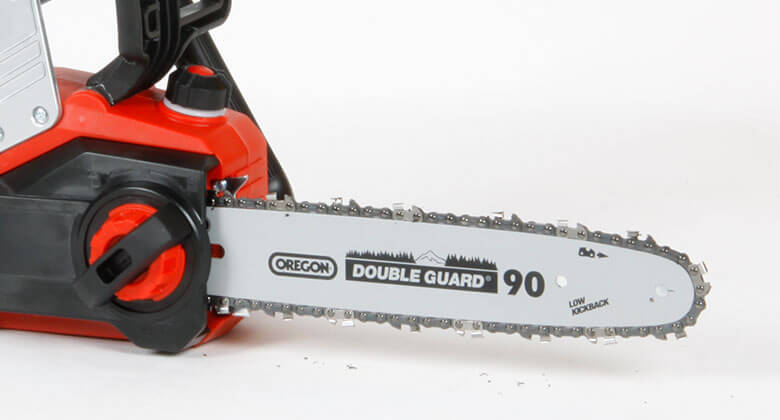 front part of the chainsaw