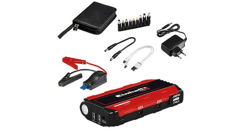jump starter with accessories